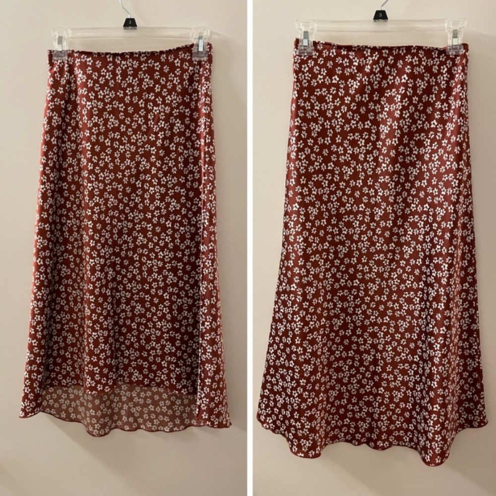 Abercrombie Floral Midi skirt